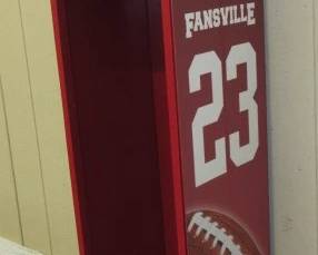 Metal Dr Pepper Locker/Shelf