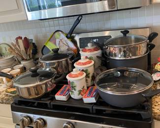Lots of pots and pans
