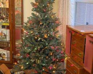 Lit Christmas Tree
