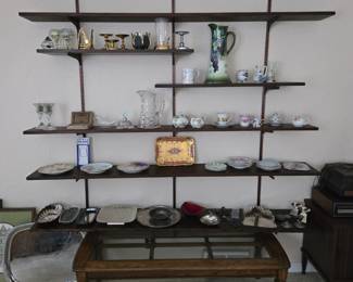 Knicks knack, candlesticks, coffee table