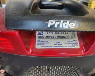 PRIDE VICTORY 10 MOBILITY SCOOTER - RUNS GREAT!