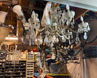 Chandeliers and tools