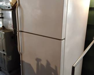 Fridge in garage 