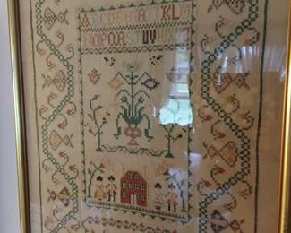 Sampler done in the 1970s