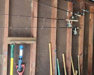 Fishing poles 