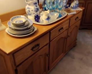 Oak Amish made side board