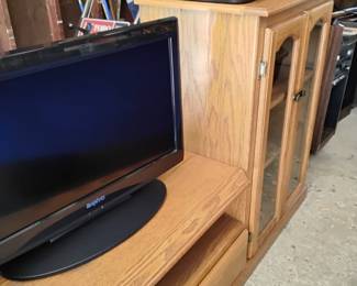 TV oak TV stand