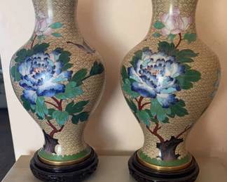 Cloisonne Vases 