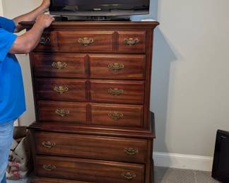 Dresser and tv