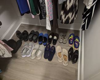 Large lot of shoes 