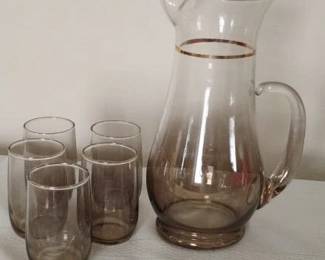 Pitcher & Glasses Smoked 