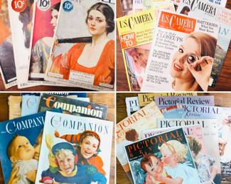 Vintage magazines, vintage McCall magazines, vintage Companion magazines, vintage pictorial magazines 