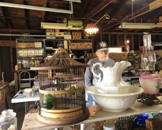 Nice old bird cage