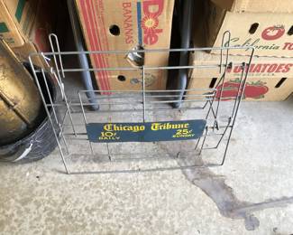 Chicago Tribune Newspaper rack
