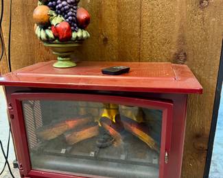Duraflame electric fireplace.