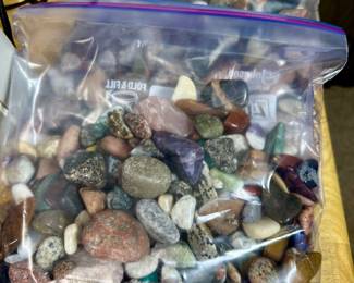 Polished rocks.