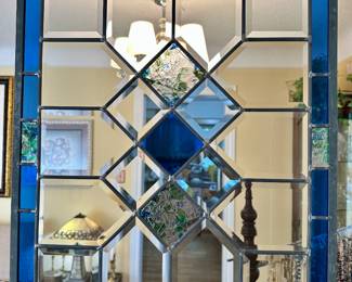 One of several beautiful stained glass pieces.