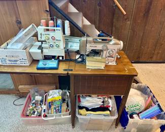 Sewing machines and notions.