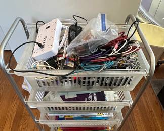 So many cords and chargers!.