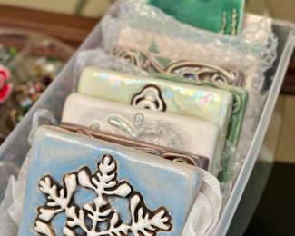 Ceramic art wall tiles.