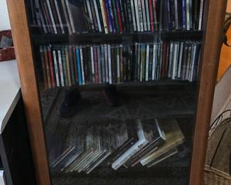 Stereo Console - CD's -  Glasses