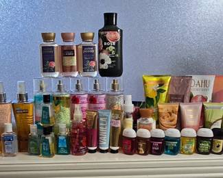 Bath and Body Works Soaps and Lotions