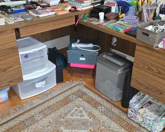 Desk with Work Area