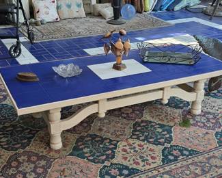 Coffee Table with Tile Top