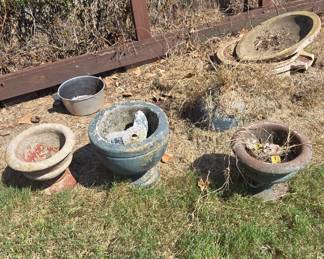 Concrete Flower Pots 