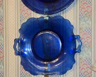 Plate Rack - 2 Cobalt Plates - Texas Plate