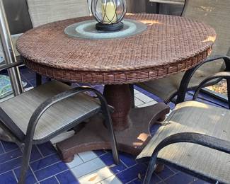 Another View of Wicker Table