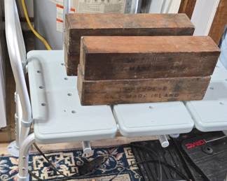 Shower Chair - Antique Blocks