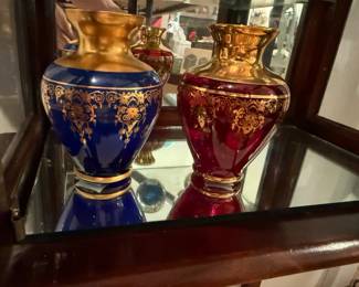 Gilded Vases
