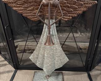 Galvanized Tin Angel