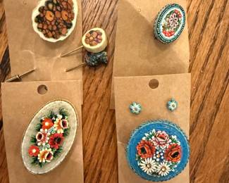 Vintage Pins made in Scotland 
