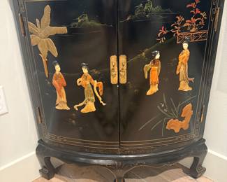 Chinoiserie Corner Cabinet