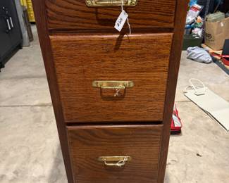 Antique File Cabinet originally from Auburn University