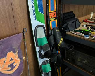 Vintage slalom skis