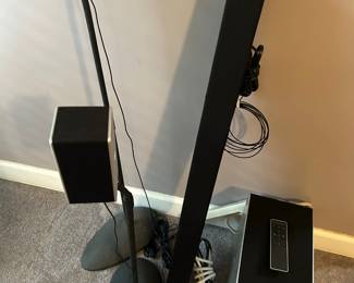 Surround system with subwoofer