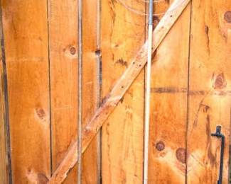 (2) Antique Wooden Hay Rakes

