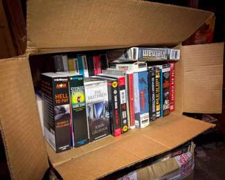 (Box) Cassette Audiobooks – Grisham, Coonts & More
