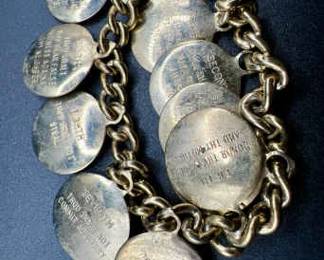 7.25” Ten Commandments 1960s Charm Bracelet
