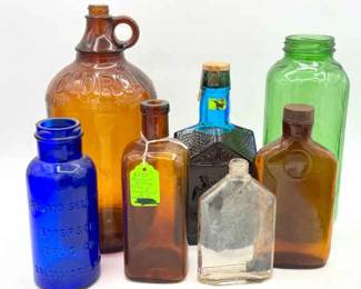 Colorful Vintage/Antique Bottles

