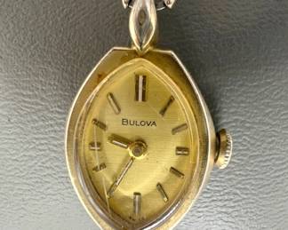 Bulova 10K RSP Bezel Ladies Watch
