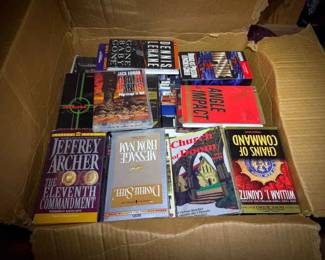(Box) Cassette Audiobooks – Grisham, Coonts & More
