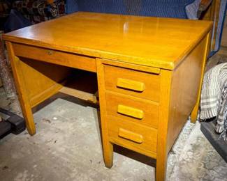 Vintage Wooden Office Desk
