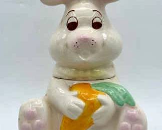Easter Bunny Cookie Jar
