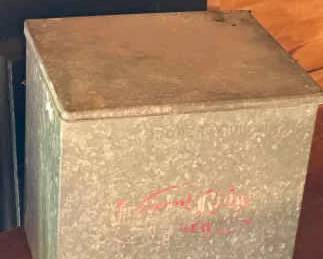Galvanized Milk Box
