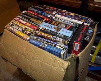 (Box) Cassette Audiobooks – Grisham, Coonts & More
