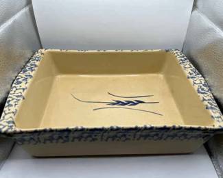 12” Roseville Pottery Casserole Dish
